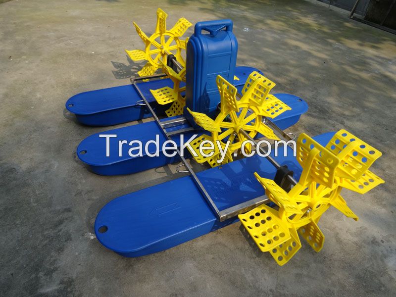 China High Efficient 4 Impellers Paddle Wheel Aerator 2HP