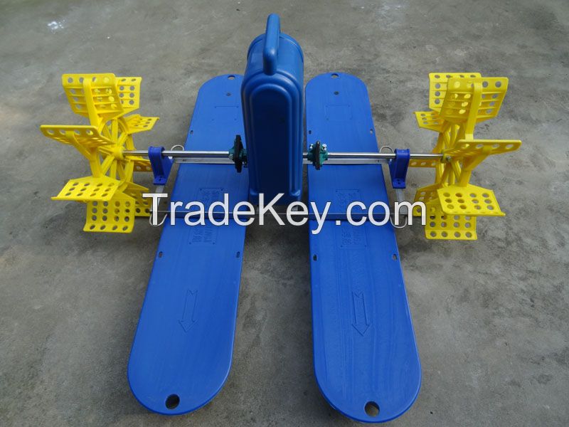 High Quality 2 Impellers Paddlewheel Aerator 1HP for Shrimp Farm