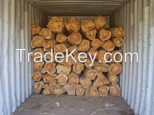 Keruing, Teak, Mersawa Logs from Lao