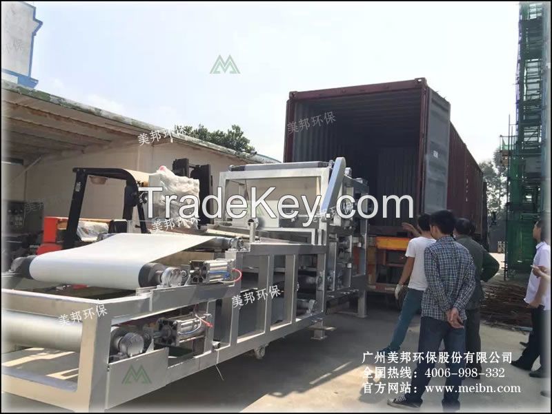 Stainless Steel Sludge Dewatering Belt Press Equipment