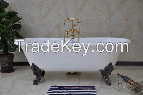 cast iron bath tub