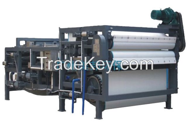 Large Capacity Sludge Dewatering Belt Press Machine For Industry