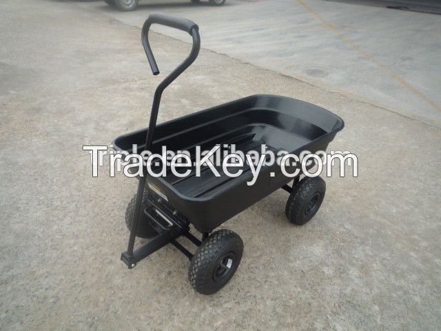 dump 4 wheels garden cart 2145