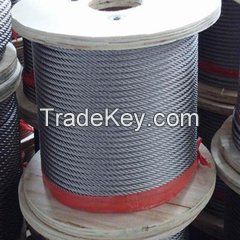 Galvanized and Ungalvanized Steel wire rope