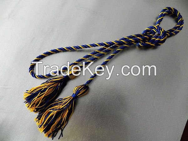 New Style Intertwined Honor Cord with Rayon Tassel