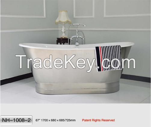 NH-1008-2 Freestanding Cast Iron Bathtub