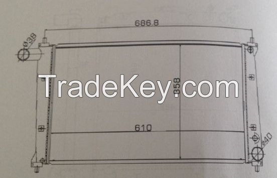 Electric Vehicle Aluminium Radiator Design