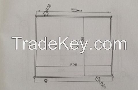 High Quality Auto Radiator, Car Radiator, Aluminum Radiator