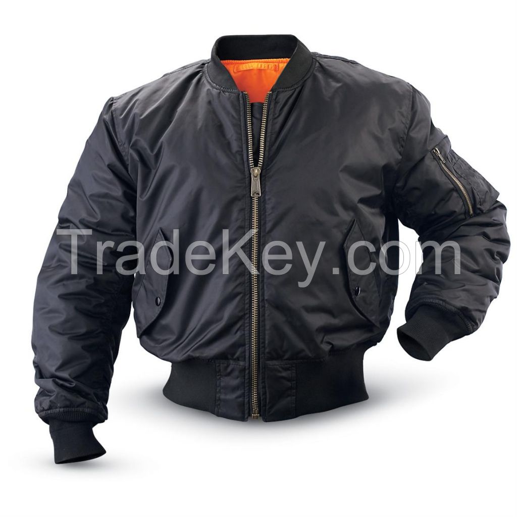 Men Army MA-1 Flight Jacket, Bomber Jacket