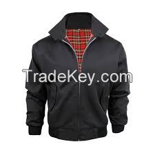 HARRINGTON JACKET With Acrylic Tartan