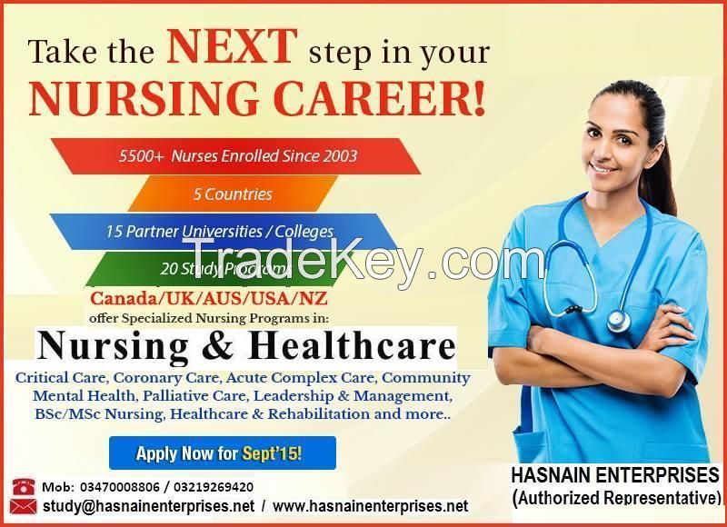 Nursing & Healthcare Canada/Australia/UK/Newzealand/ Europe