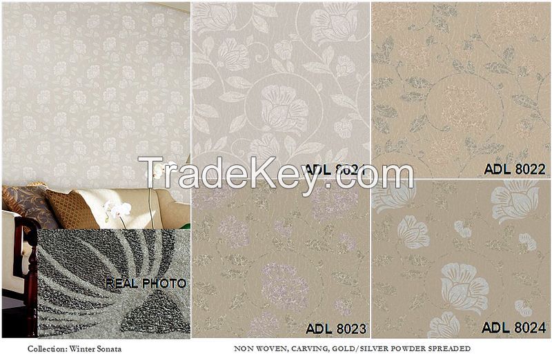 FAMIER Non-Woven Wallpaper Winter Sonata #ADL7051~ADL8034