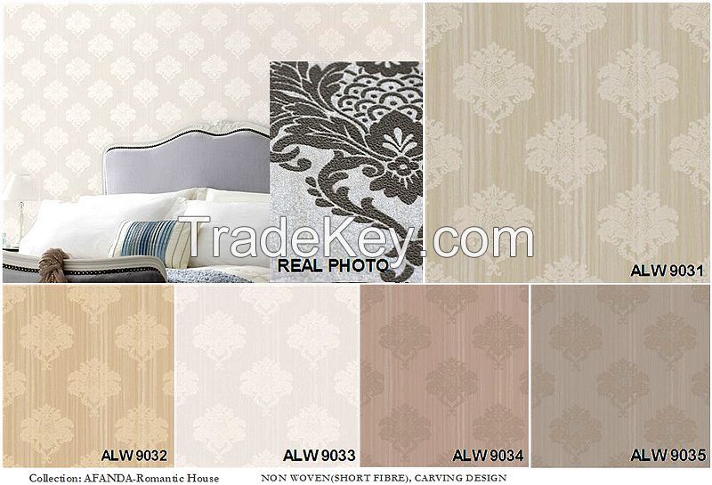 FAMIER Wallpaper Romantic House #ALW9001-9114