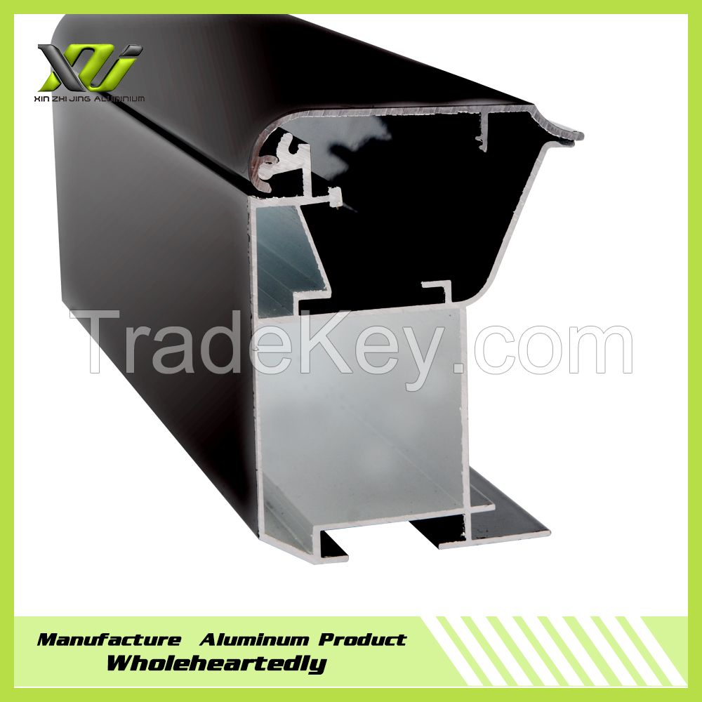 Anodization black extrusion aluminum profile