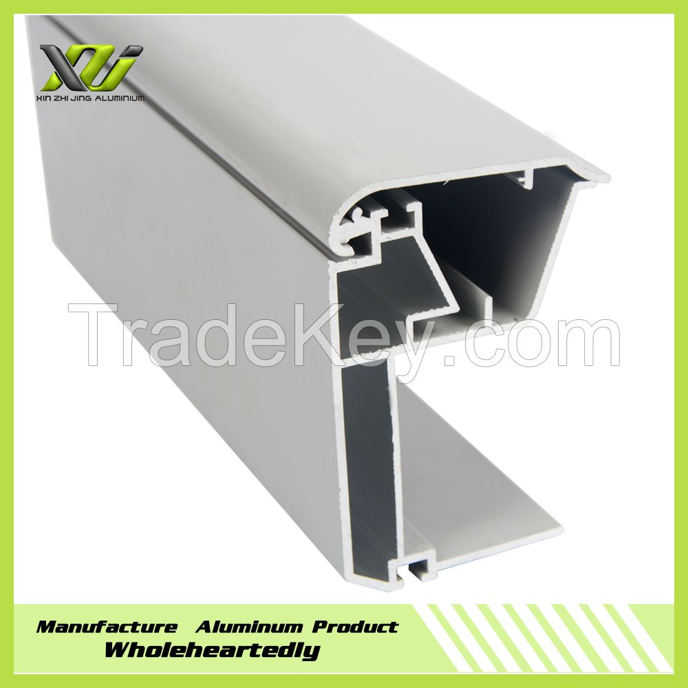 6063T5 sand silver color anodized extrusion profile