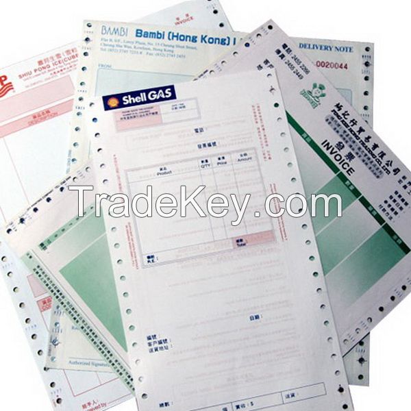 Carbonless Paper Sheet Cash Register Paper Thermal Self-Adhesive Labels  stickers Paper Roll Wholesale Manufacturer made in China