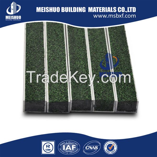 Anti slip external aluminum nosing for stair tread