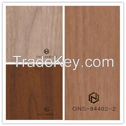 Walnut Design PVC Decorative Film