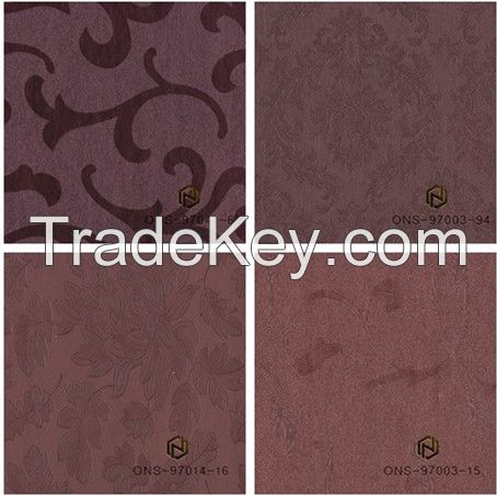 Embossed PVC wallpaper for decoration