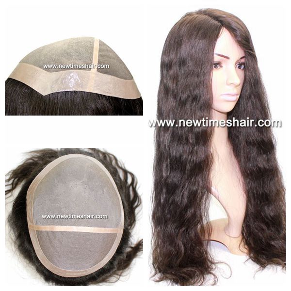 fine mono base long hair systems