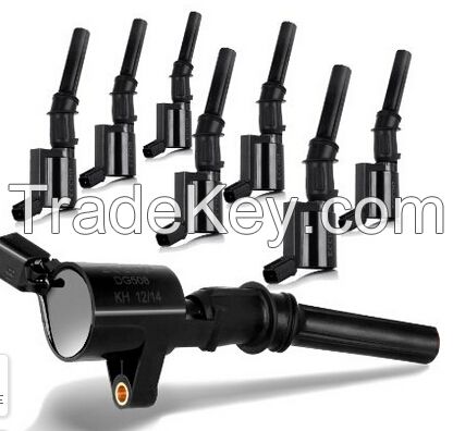 Ignition Coils for Ford 4.6L 5.4L V8 DG508 DG457 DG472 DG491 Complete Set of 8pcs Ford CROWN VICTORIA EXPEDITION F-150 F-250 MUSTANG LINCOLN MERCURY&amp;amp;amp;More