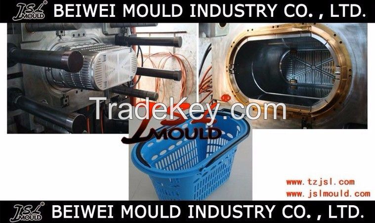 plastic injection laundry basket mould