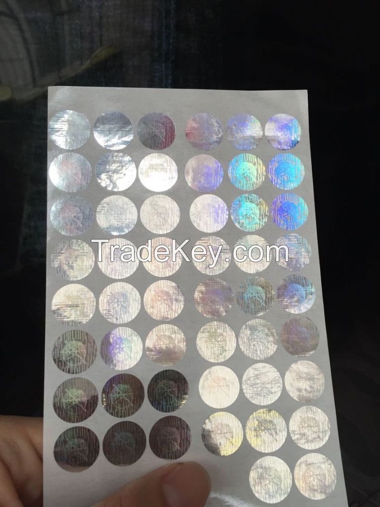 discover hologram sticker