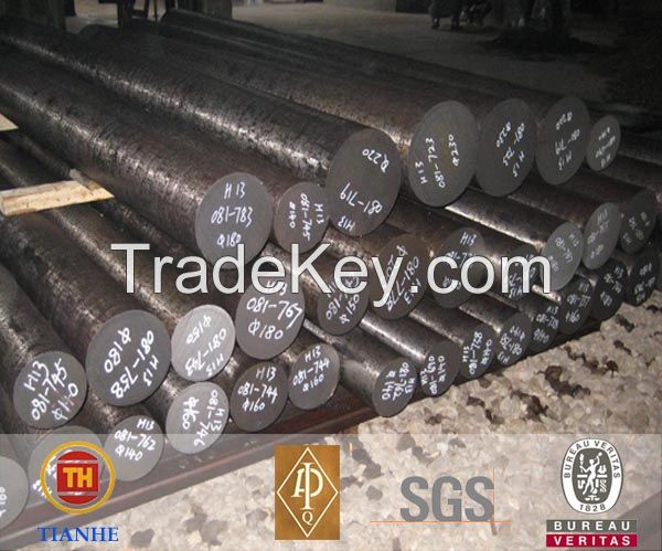 Forged steel round bar