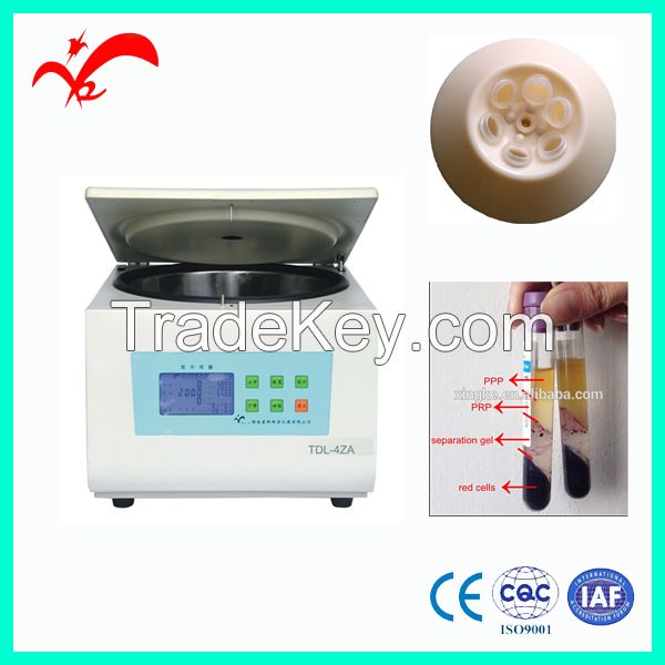 metal swing rotor low speed plasma rich platelet face beauty centrifuge