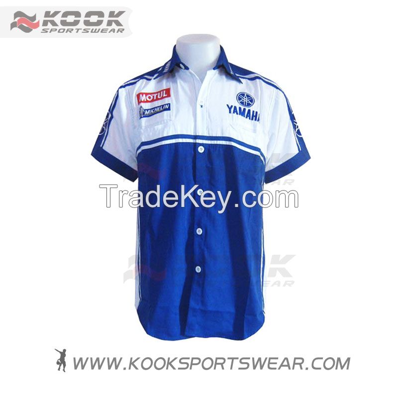 Dye sublimation custom motor racing shirts racing shirts