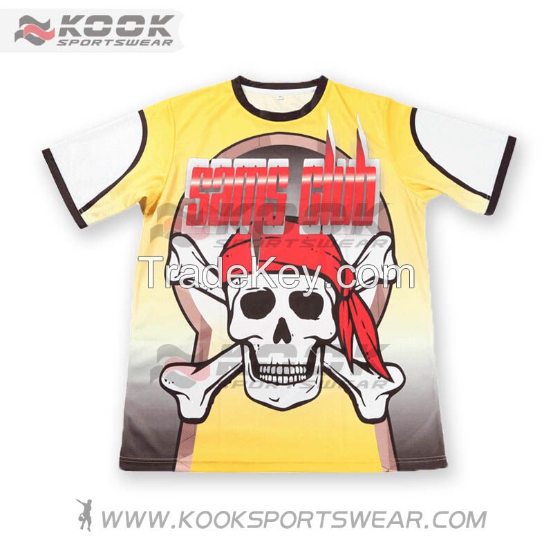 Custom design sublimation T-shirts