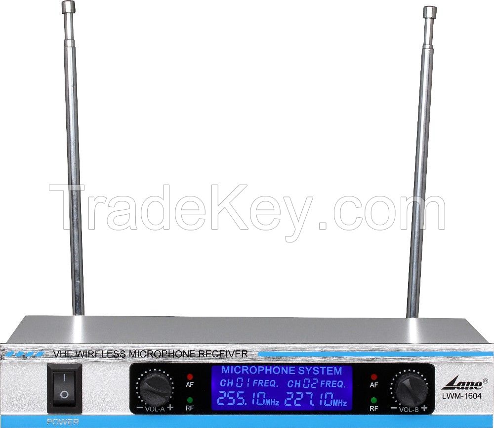 LWM-1604 professional wireless VHF microphone for show/karaoke/meeting