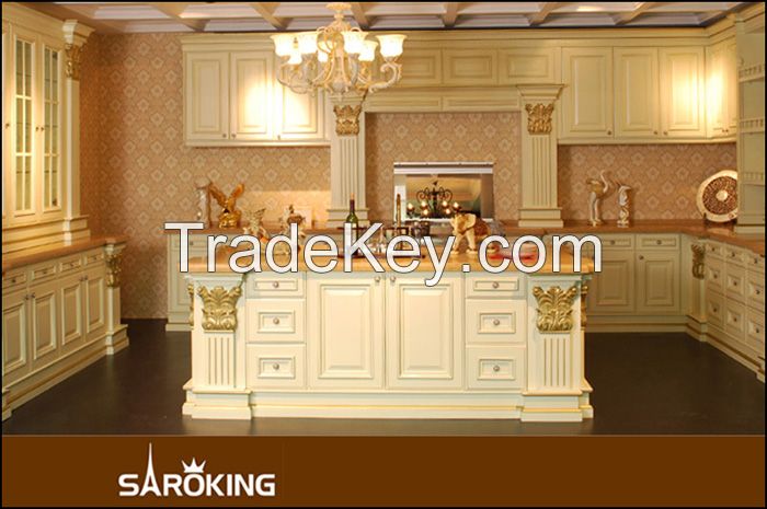 High quality Amreican Oak wood kitchen cabinets 