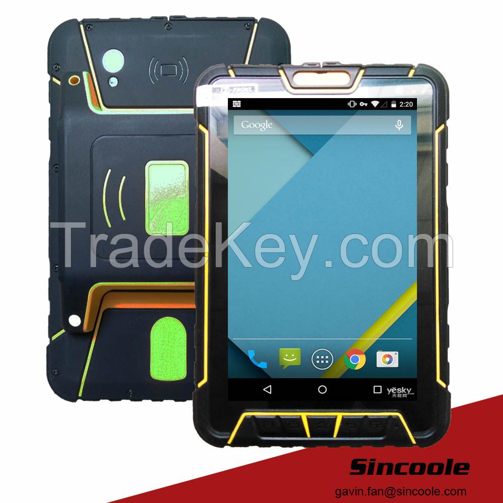 7 inch android barcode rugged tablet