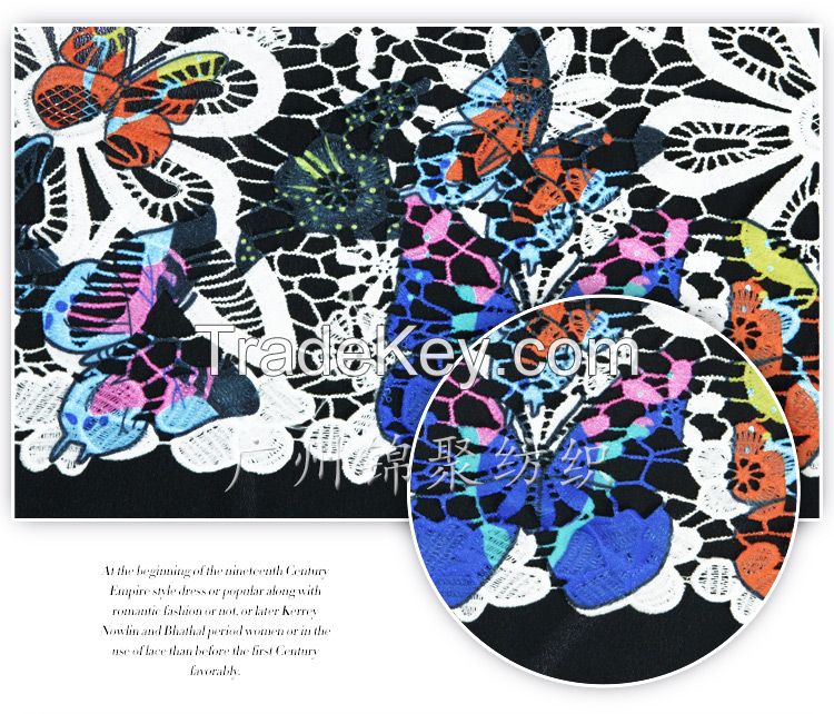 New Arrival Butterfly Digital Print garments fabrics