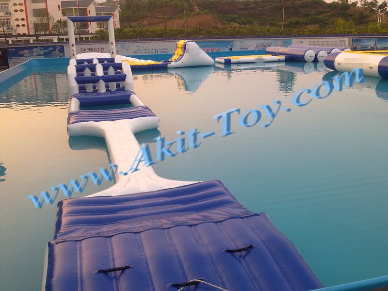 Summer party amusement inflatable water park equipment