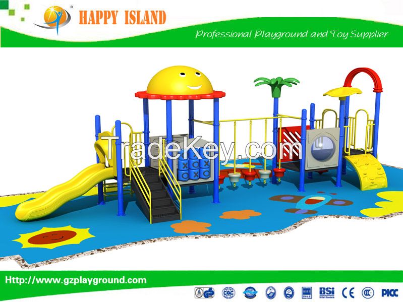 CE GS SASO Certifided Food Grade Plastic Outdoor Playground High quality Hanging Pile Playground