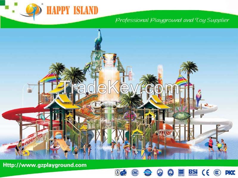 Professional Engineer Team Factory Directly Adult Water Slide Water  Park 