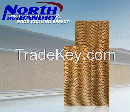 Evaporative cooling pad