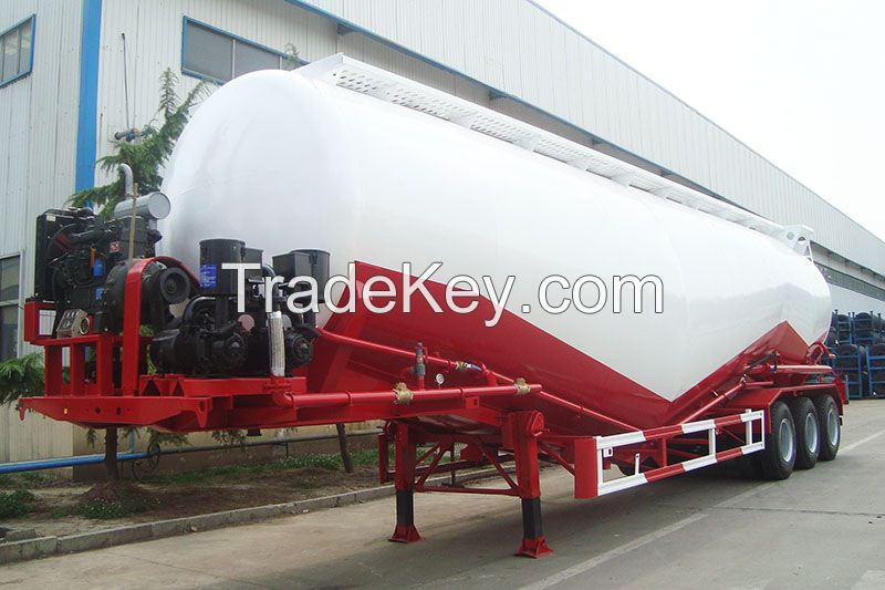 TITAN 60cbm Cement Bulker Tank Carrier Trailer with BPW Axle