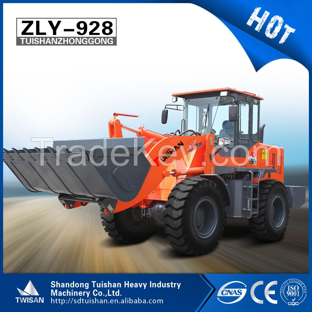 Chinese 2.8 ton front end wheel loader