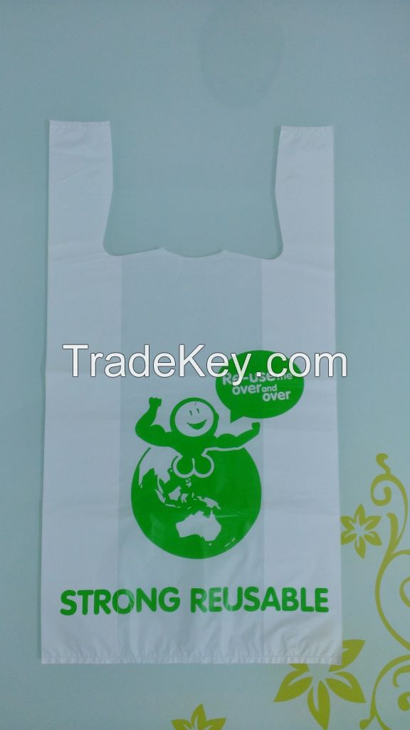 Vest type carrier bag plastic bag hdpe bag manufacturer Vietnam