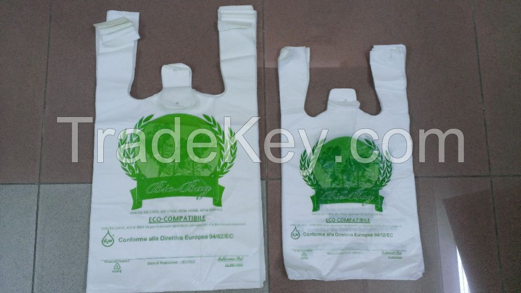 Self open plastic bag glue spot t-shirt plastic bag from vietnam