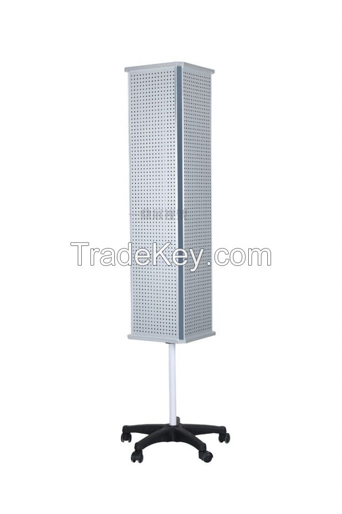 rotating aluminum trinket retail display rack (XB-136)