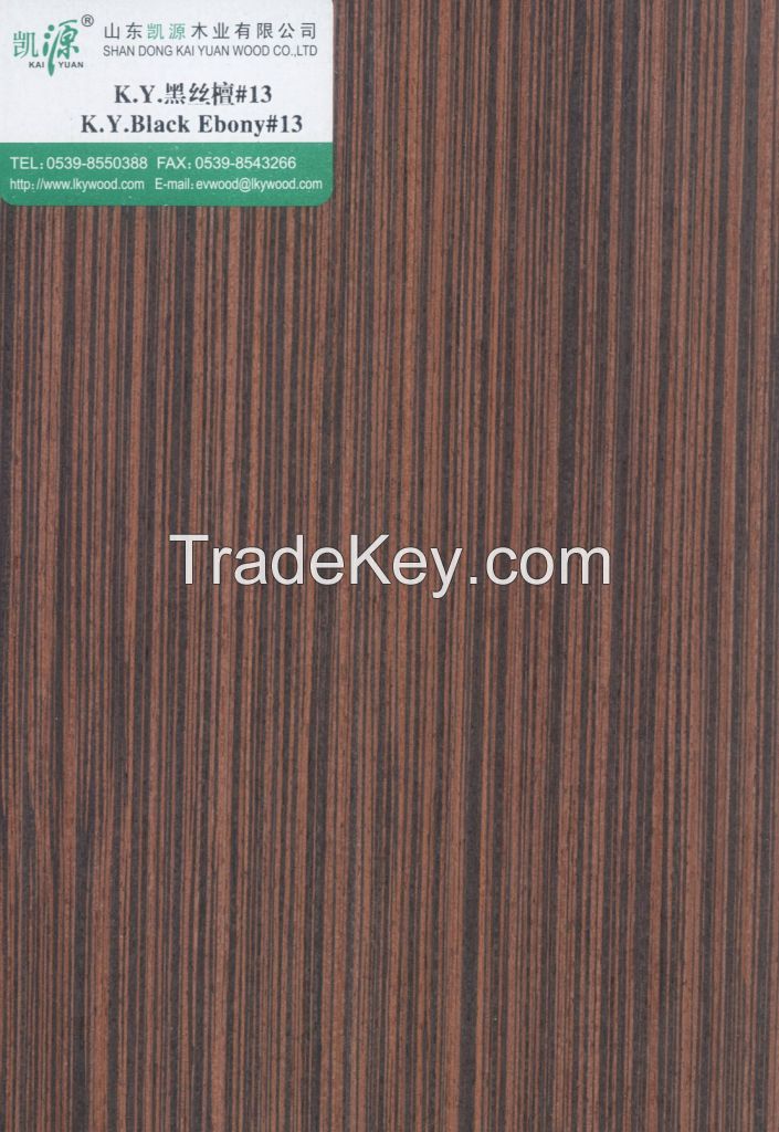 Engineered Veneer-Ebony Veneer