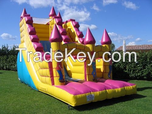 Factory direct inflatable slide, inflatable castle, YLY-007