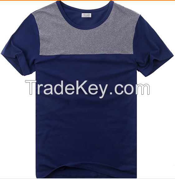 New fashion Mens O-Neck mixed color T-shirt