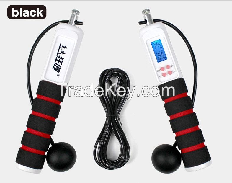 2015 Newly fitness equipment timer skipping rope lead weight Jump Rope