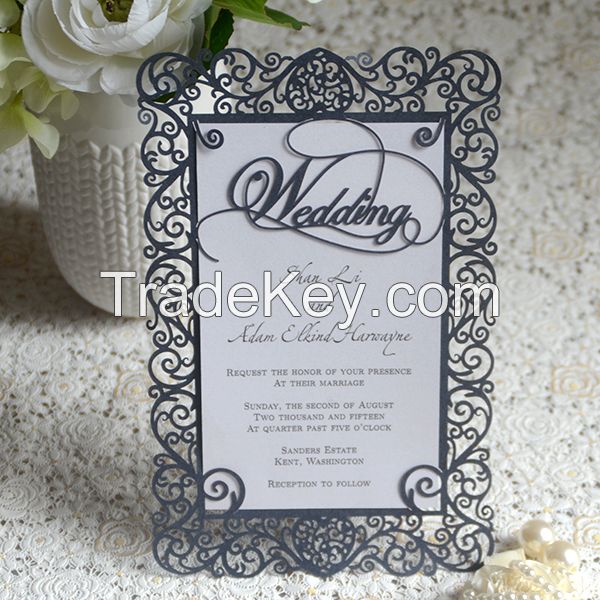 Custom English Wedding Invitation Card