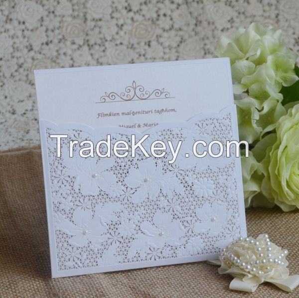 Elegant Laser Cut Wedding Cards